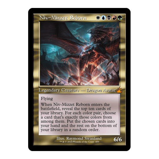 Niv Mizzet Reborn Retro Frame (RVR) #459 Mythic Rare (Near Mint) Ravnica Remastered Magic: The Gathering: 2024