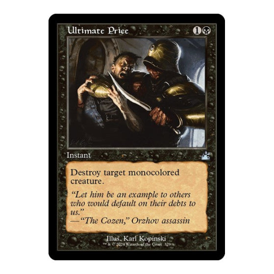 Ultimate Price (Retro Frame) (RVR) #329 Uncommon (Lightly Played) Ravnica Remastered Magic: The Gathering: 2024