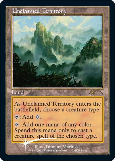 Unclaimed Territory Retro Frame (WPN) #11 P (Lightly Played) WPN & Gateway Promos Magic: 2026
