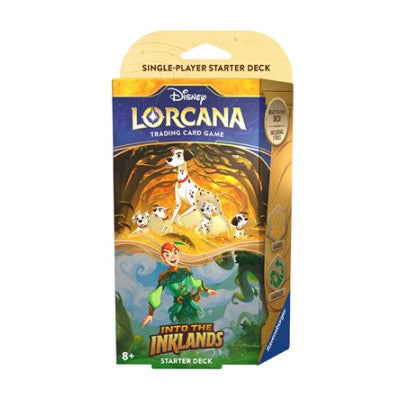 Disney Lorcana: Into the Inklands Starter Deck (Amber & Emerald) (3) None (Unopened) Into the Inklands Disney Lorcana: 2024