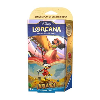 Disney Lorcana: Into the Inklands Starter Deck (Ruby & Sapphire) (3) None (Unopened) Into the Inklands Disney Lorcana: 2024