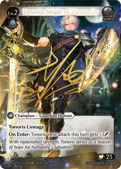 Tonoris, Might of Humanity (CSR) (013A) (ALC1E)