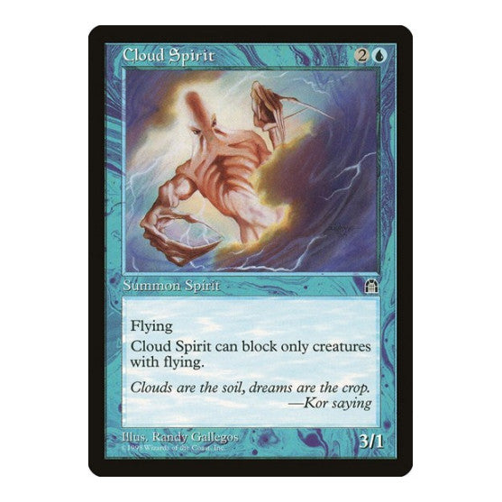 Cloud Spirit (STH) #26 Common (Moderately Played) Stronghold Magic: The Gathering: 1998