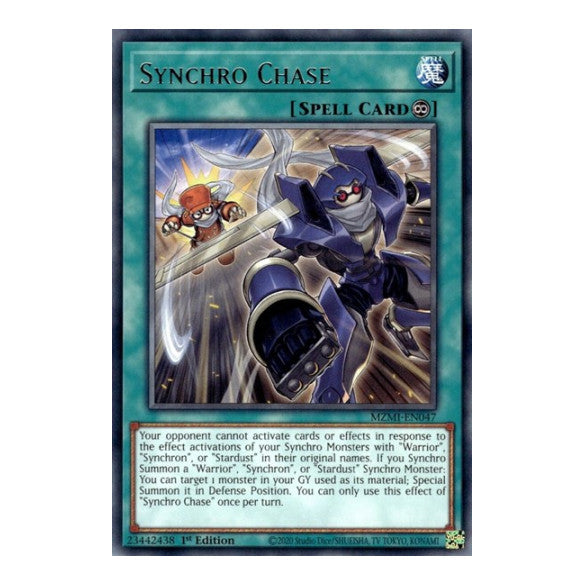 Synchro Chase (MZMI) #MZMI-EN047 Rare (1st Edition Near Mint) Maze of Millennia YuGiOh: 2024