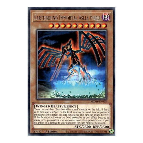 Earthbound Immortal Aslla Piscu (MZMI) #MZMI-EN048 Rare (1st Edition Near Mint) Maze of Millennia YuGiOh: 2024