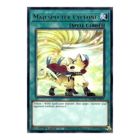 Majespecter Cyclone (MZMI) #MZMI-EN075 Rare (1st Edition Near Mint) Maze of Millennia YuGiOh: 2024