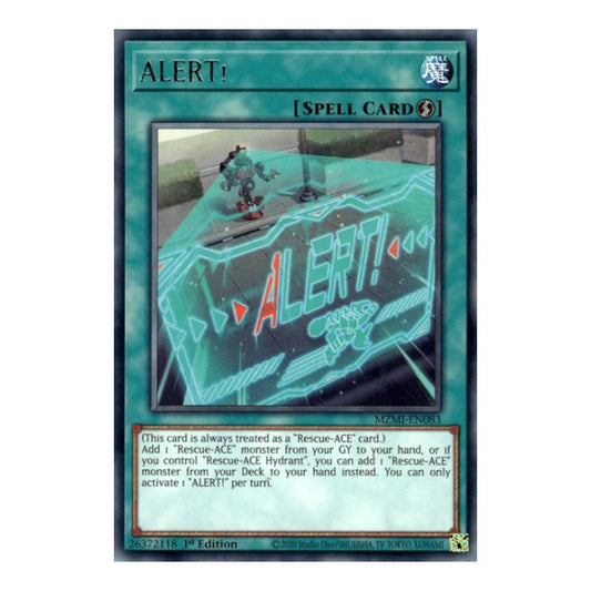 ALERT! (MZMI) #MZMI-EN083 Rare (1st Edition Near Mint) Maze of Millennia YuGiOh: 2024