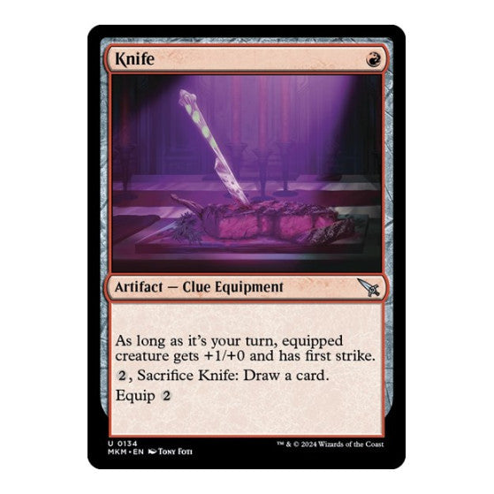 Knife (MKM) #134 Uncommon (Lightly Played) Murders at Karlov Manor Magic: The Gathering: 2024