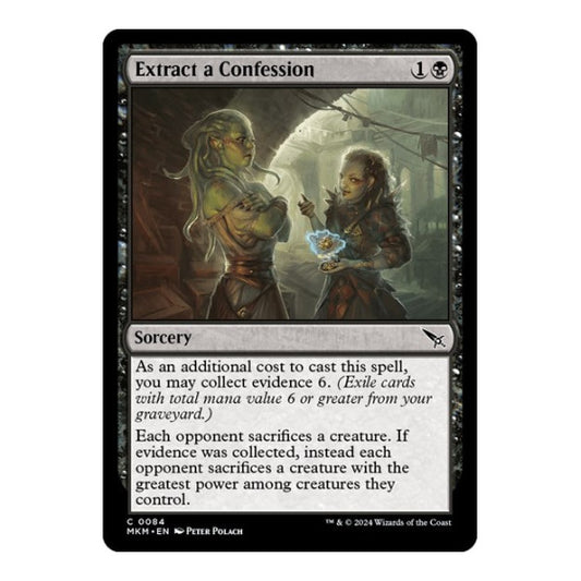 Extract a Confession (MKM) #84 Common Murders at Karlov Manor Magic: The Gathering: 2024