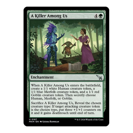 A Killer Among Us (MKM) #167 Uncommon (Lightly Played) Murders at Karlov Manor Magic: The Gathering: 2024