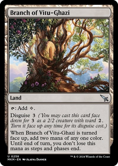Branch of Vitu Ghazi (MKM) #258 Uncommon (Lightly Played) Murders at Karlov Manor Magic: The Gathering: 2024