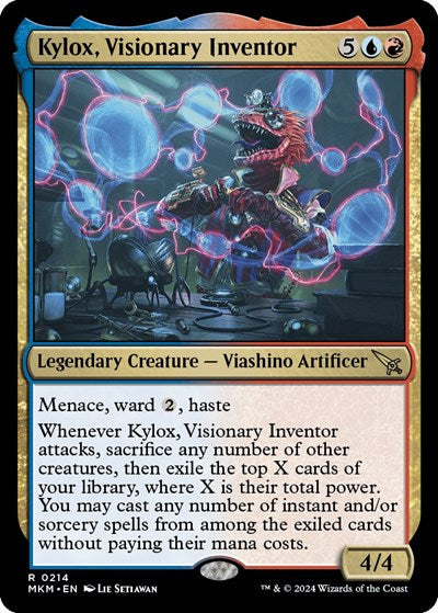 Kylox Visionary Inventor (MKM) #214 Rare (Lightly Played) Murders at Karlov Manor Magic: The Gathering: 2024