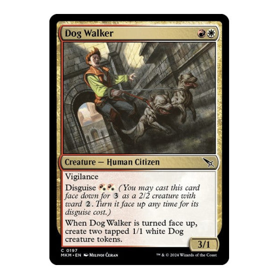 Dog Walker (MKM) #197 Common Murders at Karlov Manor Magic: The Gathering: 2024