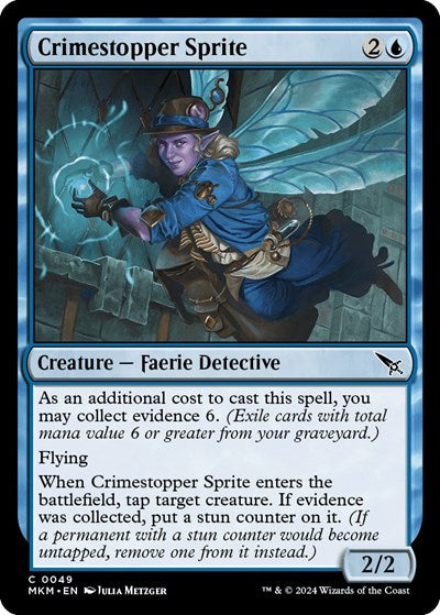 2024 Magic: Murders at Karlov Manor (MKM) - Crimestopper Sprite (#49, Common)