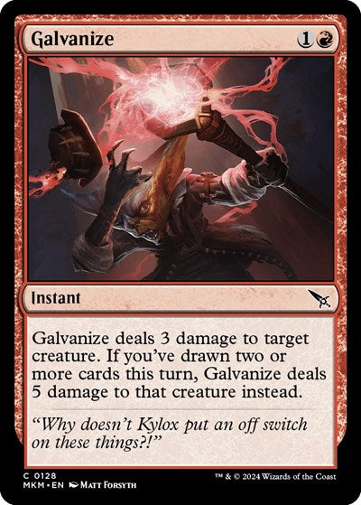 Galvanize (MKM) #128 Common (Lightly Played) Murders at Karlov Manor Magic: 2024