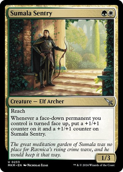Sumala Sentry (MKM) #233 Uncommon (Lightly Played) Murders at Karlov Manor Magic: The Gathering: 2024