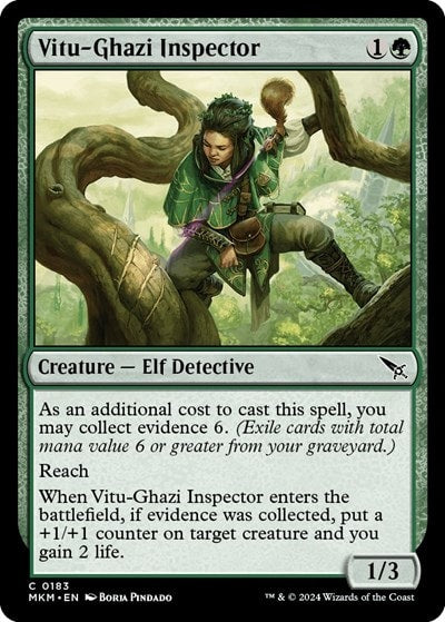 Vitu Ghazi Inspector (MKM) #183 Common (Lightly Played) Murders at Karlov Manor Magic: The Gathering: 2024