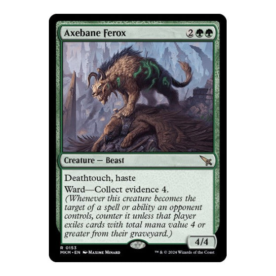 Axebane Ferox (MKM) #153 Rare Murders at Karlov Manor Magic: The Gathering: 2024