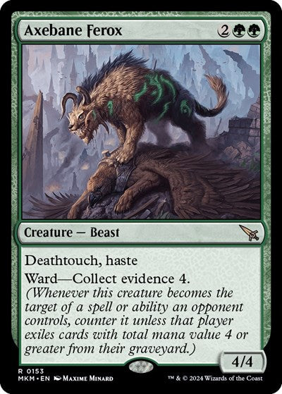 Axebane Ferox (MKM) #153 Rare Murders at Karlov Manor Magic: The Gathering: 2024