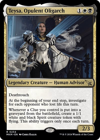 Teysa Opulent Oligarch (MKM) #234 Rare (Lightly Played) Murders at Karlov Manor Magic: The Gathering: 2024