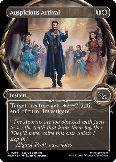 Auspicious Arrival Showcase (MKM) #288 Common (Lightly Played) Murders at Karlov Manor Magic: The Gathering: 2024