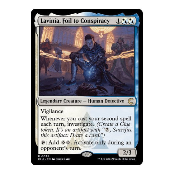 Lavinia, Foil to Conspiracy (CLU) #36 Rare (Near Mint) Ravnica: Clue Edition Magic: The Gathering: 2024