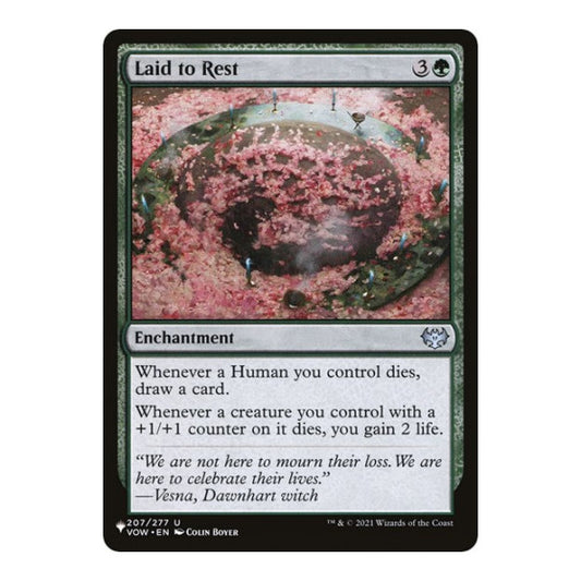 Laid to Rest (LIST) #207/277 Uncommon (Lightly Played) The List Reprints Magic: The Gathering: 2026