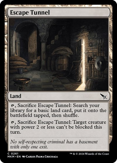 Escape Tunnel (MKM) #261 Common (Lightly Played) Murders at Karlov Manor Magic: The Gathering: 2024