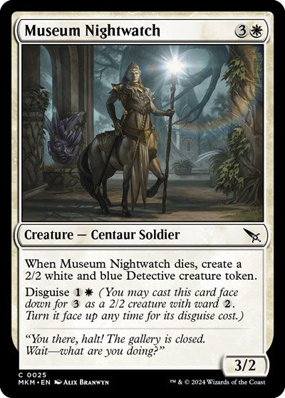 Museum Nightwatch (MKM) #25 Common (Lightly Played) Murders at Karlov Manor Magic: The Gathering: 2024