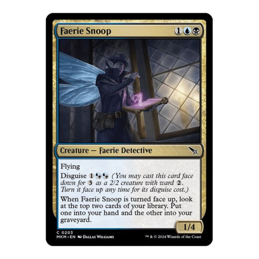 Faerie Snoop (MKM) #203 Common Murders at Karlov Manor Magic: The Gathering: 2024