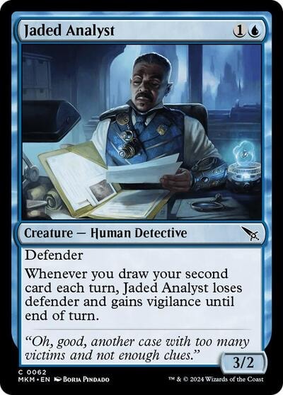 Jaded Analyst (MKM) #62 Common Murders at Karlov Manor Magic: The Gathering: 2024