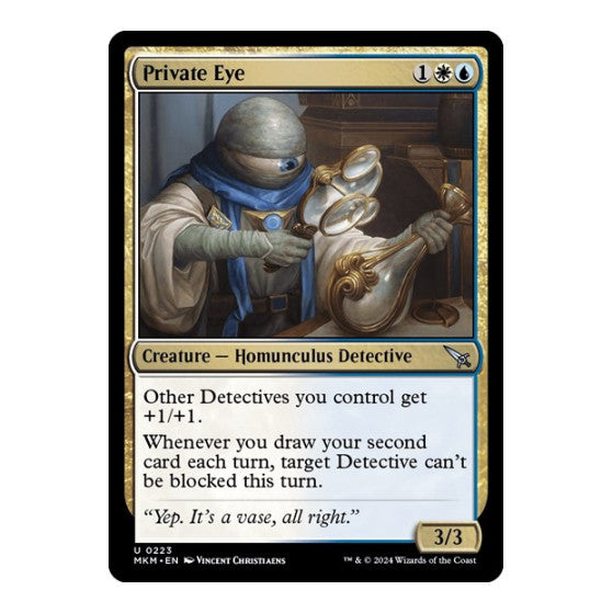 Private Eye (MKM) #223 Uncommon Murders at Karlov Manor Magic: The Gathering: 2024