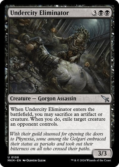 Undercity Eliminator (MKM) #108 Uncommon (Moderately Played) Murders at Karlov Manor Magic: The Gathering: 2024