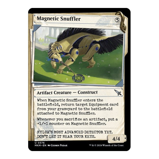 Magnetic Snuffler (Showcase) (MKM) #376 Uncommon (Lightly Played) Murders at Karlov Manor Magic: The Gathering: 2024