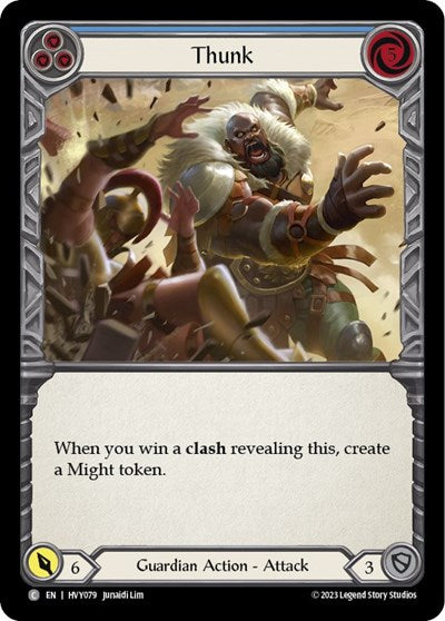 thunk blue (HVY) #HVY079 Common (Lightly Played) Heavy Hitters Flesh and Blood TCG: 2024