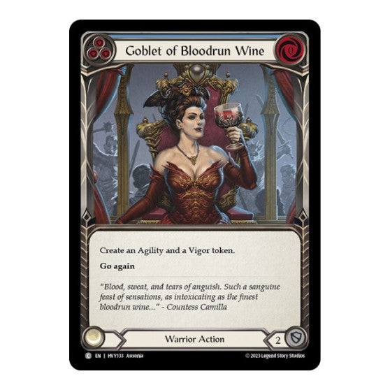 Goblet of Bloodrun Wine (HVY) #HVY133 Common (Lightly Played) Heavy Hitters Flesh and Blood TCG: 2024