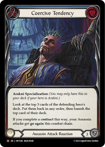 coercive tendency (HVY) #HVY246 Majestic (Lightly Played) Heavy Hitters Flesh and Blood TCG: 2024