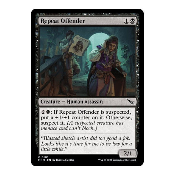 Repeat Offender (MKM) #101 Common Murders at Karlov Manor Magic: The Gathering: 2024