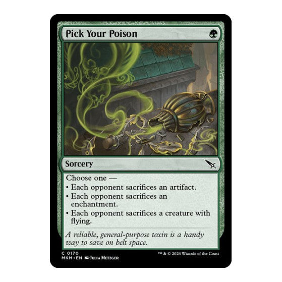 Pick Your Poison (MKM) #170 Common Murders at Karlov Manor Magic: The Gathering: 2024