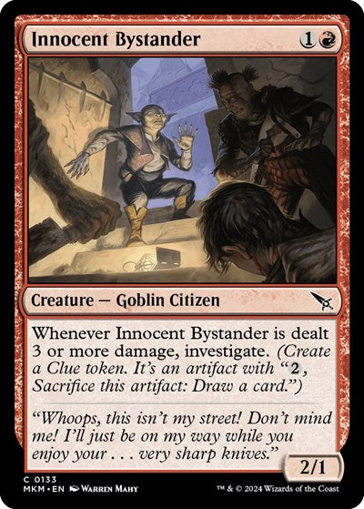 Innocent Bystander (MKM) #133 Common Murders at Karlov Manor Magic: The Gathering: 2024