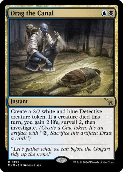 Drag the Canal (MKM) #199 Rare (Lightly Played) Murders at Karlov Manor Magic: The Gathering: 2024