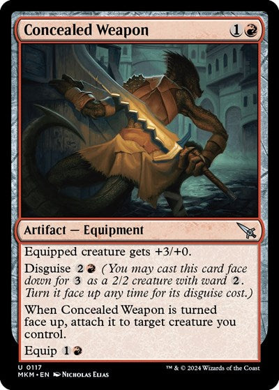 Concealed Weapon (MKM) #117 Uncommon Murders at Karlov Manor Magic: The Gathering: 2024