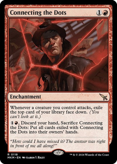 Connecting the Dots (MKM) #118 Rare (Near Mint) Murders at Karlov Manor Magic: The Gathering: 2024
