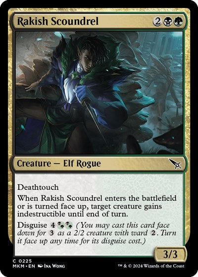 Rakish Scoundrel (MKM) #225 Common Murders at Karlov Manor Magic: The Gathering: 2024