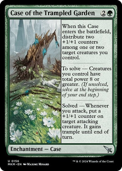Case of the Trampled Garden (MKM) #156 Uncommon (Lightly Played) Murders at Karlov Manor Magic: The Gathering: 2024