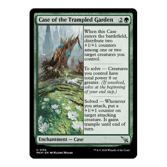 Case of the Trampled Garden (MKM) #156 Uncommon (Lightly Played) Murders at Karlov Manor Magic: The Gathering: 2024