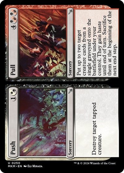 Push Pull (MKM) #250 Uncommon (Lightly Played) Murders at Karlov Manor Magic: The Gathering: 2024