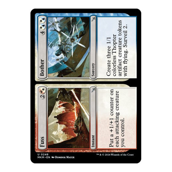 Fuss // Bother (MKM) #248 Uncommon (Lightly Played) Murders at Karlov Manor Magic: The Gathering: 2024