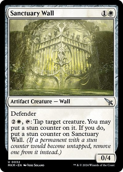 Sanctuary Wall (MKM) #32 Uncommon (Lightly Played) Murders at Karlov Manor Magic: The Gathering: 2024