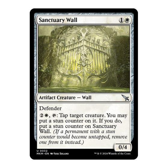Sanctuary Wall (MKM) #32 Uncommon (Lightly Played) Murders at Karlov Manor Magic: The Gathering: 2024
